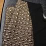 Pencil skirt lovely black and gold size 12 soft comfortable material Image 3