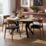 Jupiter X Frame Loft Extendable Dining Table  from 100-140 Image 7