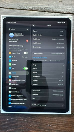 M4 iPad air 11inch