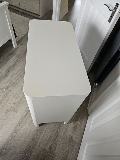 IKEA BUSUNGE 2-Drawer Chest White, Discontinued, Very Good Condition