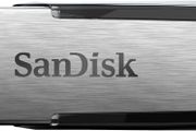 128GB Ultra Flair USB 3.0 Flash Drive USB stick, Memory stick with transfer speeds up to 150 MB/s, Password protection, Durable, Sleek Metal Casing Silver/Black