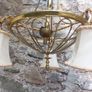 Brass Chandelier simple antique_reduced Image 2