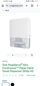 tork hand towel dispenser H5