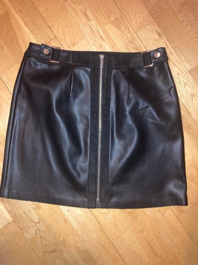 River island faux leather skirt