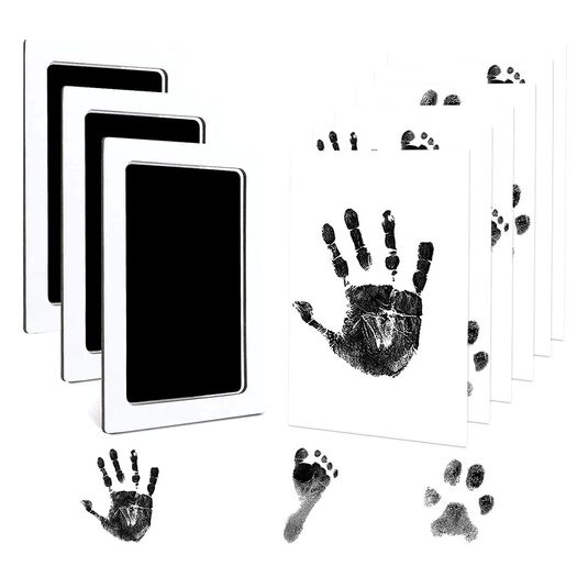 1x Paw Print Clean Touch Ink Pad Dog Or Cat Pet Owner Keepsake, DIY Inkless Nose and Pawprint Impression Making Kit