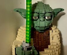 Lego Yoda Statue