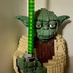 Lego Yoda Statue