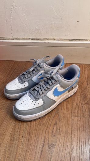 Nike Air Force 1 07 Next Nature Wolf Grey University Blue UK 6.5 EU 40.5 Box Included