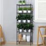 BRAND NEW 5 Tier Steel Wire Storage Rack Kitchen Microwave Shelf Multifunctional Stand Image 3