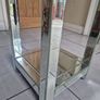 Glass Bedside Table. In Good Condition. Image 3