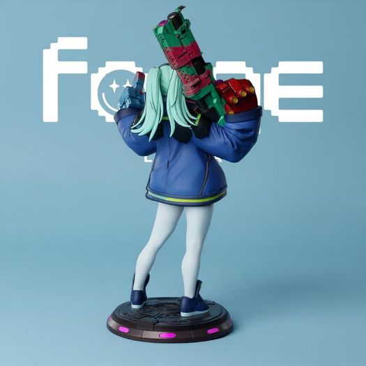 Rebecca cyberpunk edgerunners resin 3d print