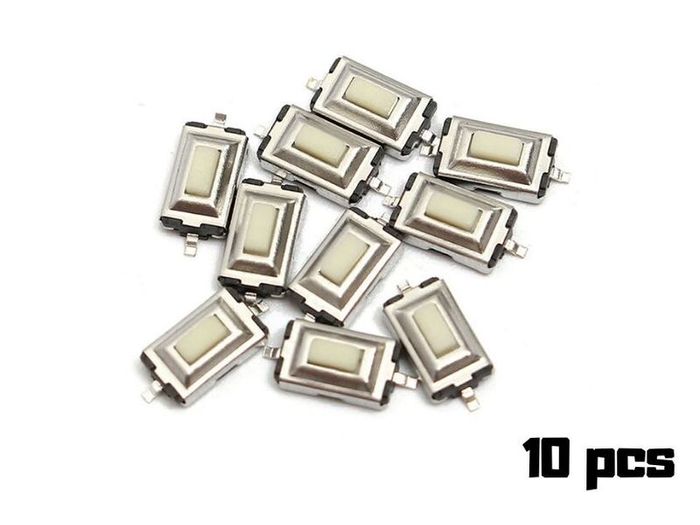 10pcs 3x6x2.5mm SMD Micro Tact Switch Car Key Fob PCB Repair