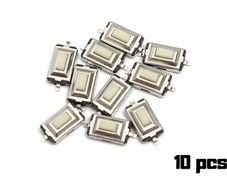 10pcs 3x6x2.5mm SMD Micro Tact Switch Car Key Fob PCB Repair