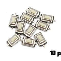 10pcs 3x6x2.5mm SMD Micro Tact Switch Car Key Fob PCB Repair