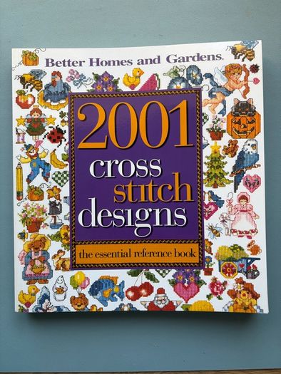 Vintage Better Homes and Gardens 2001 Cross Stitch Designs Reference Craft Book