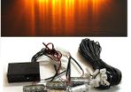 12V 6 Amber LED Flashing Grill Lights Bar Strobes Warning Lights
