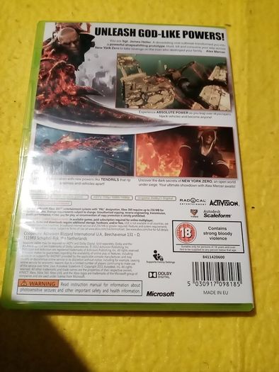 Prototype 2 Xbox 360 games Original