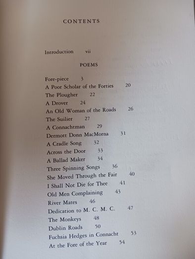 Selected Poems of Padraic Colum/1989/1st edition/ Syracuse University Press