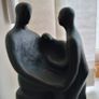 Henry Moore "Family Group" Sculpture on Marble Base Image 2