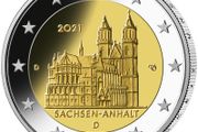 Germany 2 Euro Commemorative Coin 2021 - Saxony-Anhalt Magdeburg Cathedral. All 5 mints available (ADFGJ). Uncirculated.