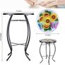 NEW SALE | Garden Table - Outdoor Garden Table, Patio Side Table, Round Garden Table, Small Coffee Table, Sunflower Garden Table, Plant Flower Stand Image 6