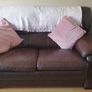 Granfort Chocolate Brown Leather Suite Image 3