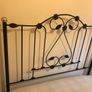 Unique Designed One Only Black Metal Double Bed Image 4
