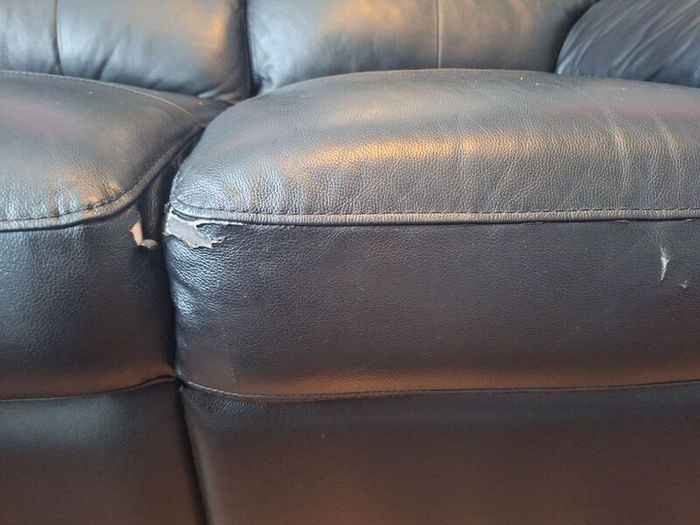 Leather sofa