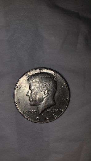 1968 Kennedy Half Dollar 40% silver