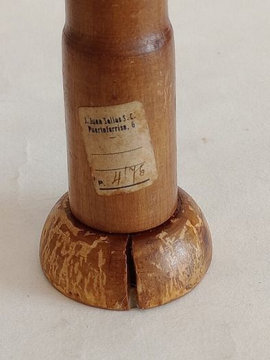 Antique French Albuminometer. Wood & Glass. Original Instructions