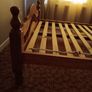 Pine bed frame 4ft 6inch in very good condition, can unassembled to transport Image 3