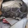 Wicker Picnic Basket Set - Detachable Table - Brand New Image 5