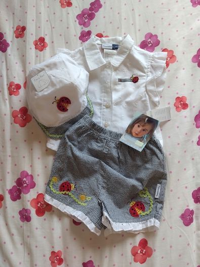 Designer 3 Piece Baby Outfit, NEW WITH TAGS