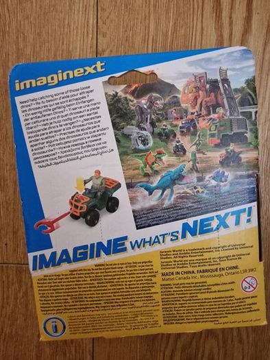 BRAND NEW Imaginext Jurassic World, ATV & Technician Action Figure