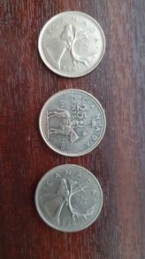 3 Canada 25c Coins