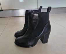Superdry Leather Boots Black size 4/36