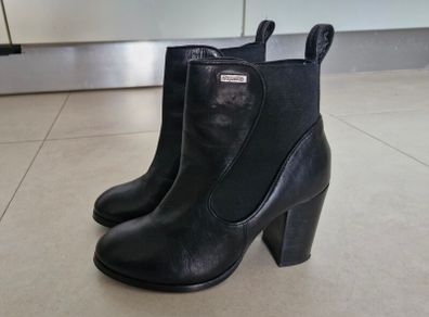 Superdry Leather Boots Black size 4/36
