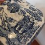 Fabulous Antique Blue and White Transferware Willow Pattern Shallow Lidded Tureen/Vegetable Dish For Display, Unknown Maker, Most Likely Staffordshire Made Image 6