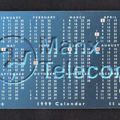 1998 Isle of Man UK5/ 55 units 1999 Calendar (Siemens - S35 (Module 35)) Phone Card