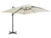 Cantilever Umbrella with Aluminium Pole 300x300 cm Sand