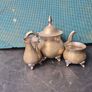 3 Piece vintage silver coffee Tea set epns Image 6