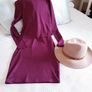 River Island Burgundy Dress - Size 8 Image 3