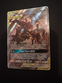 Pokemon Card : Umbreon and Darkrai gx tag team