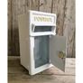 Post Box Small Cast Iron White Insert CH R MB10 W Image 3