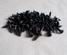 Fender Style Pickguard Screws #4 1/2" (Black)
