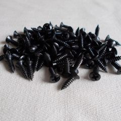 Fender Style Pickguard Screws #4 1/2" (Black)
