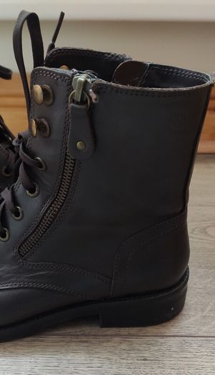 S. Oliver leather ankle boots size 39/6