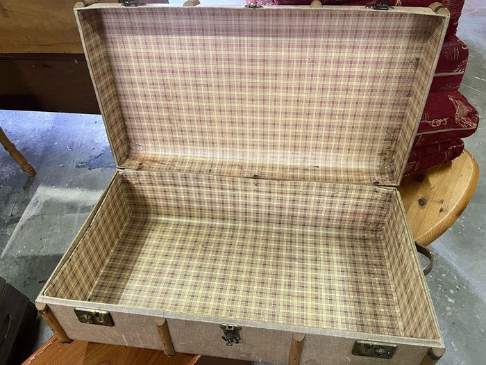 vintage travel trunk
