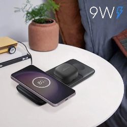 Original Samsung Trio 3-in-1 Wireless Charger Charging Ep-p6300 Black Official/ Little Use