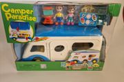 Keenway Camper Paradise Playset Camper Van Toy with Figures &amp; Accessories NEW